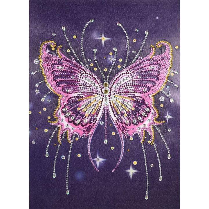 Crystal Butterfly - Full Round - Diamond Painting