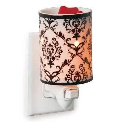 Damask Porcelain Pluggable Fragrance Warmer - Candles Soaps N Gifts
