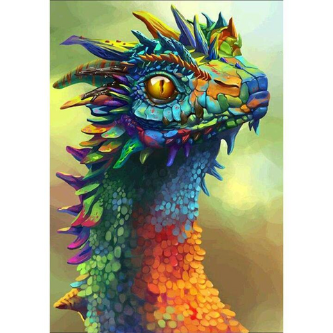 Dragon - Full Round - Diamond Painting