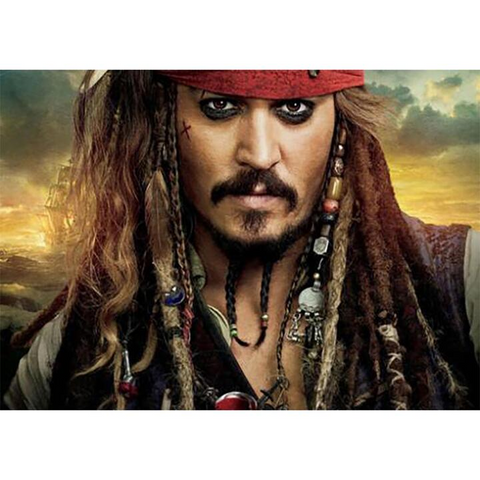 Jack Sparrow - Full Round - Diamond Painting