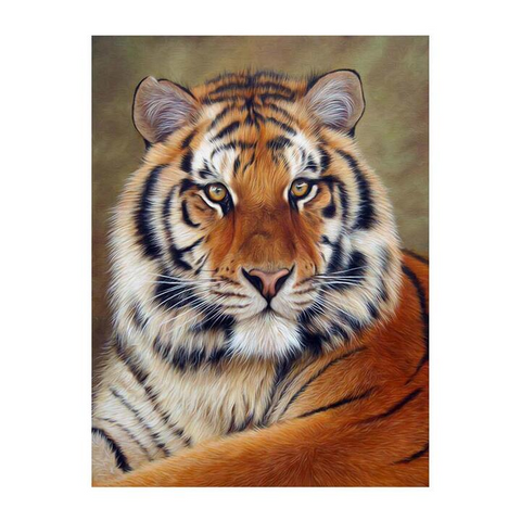 Tiger - Full Round - Diamond Painting