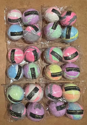 Small Bath Bomb Four Pack